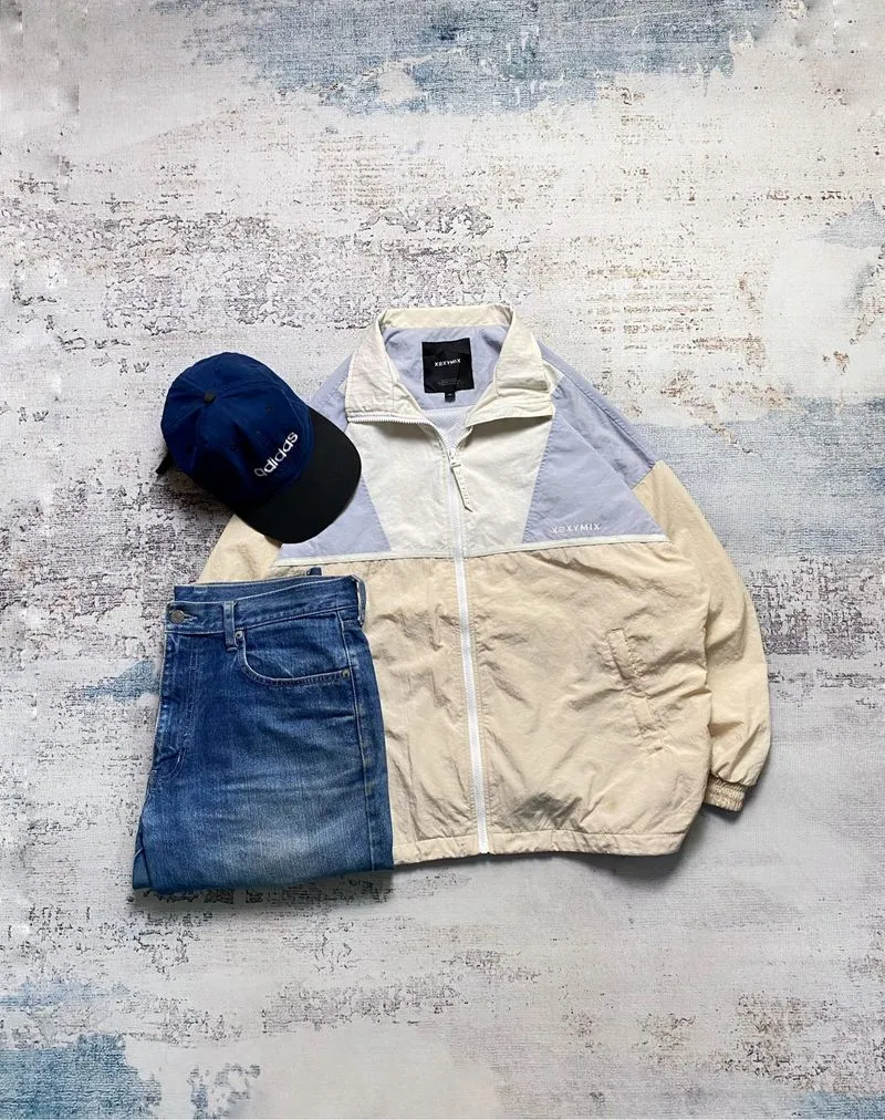 XEXYMIX COLORBLOCK WINDBRAKER JACKET photo 1