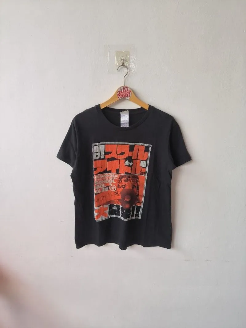Japanese brand Casual T-shirt Pria black photo 1