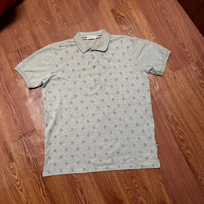 MONCLER POLO SHIRT FULL PRINT photo 1