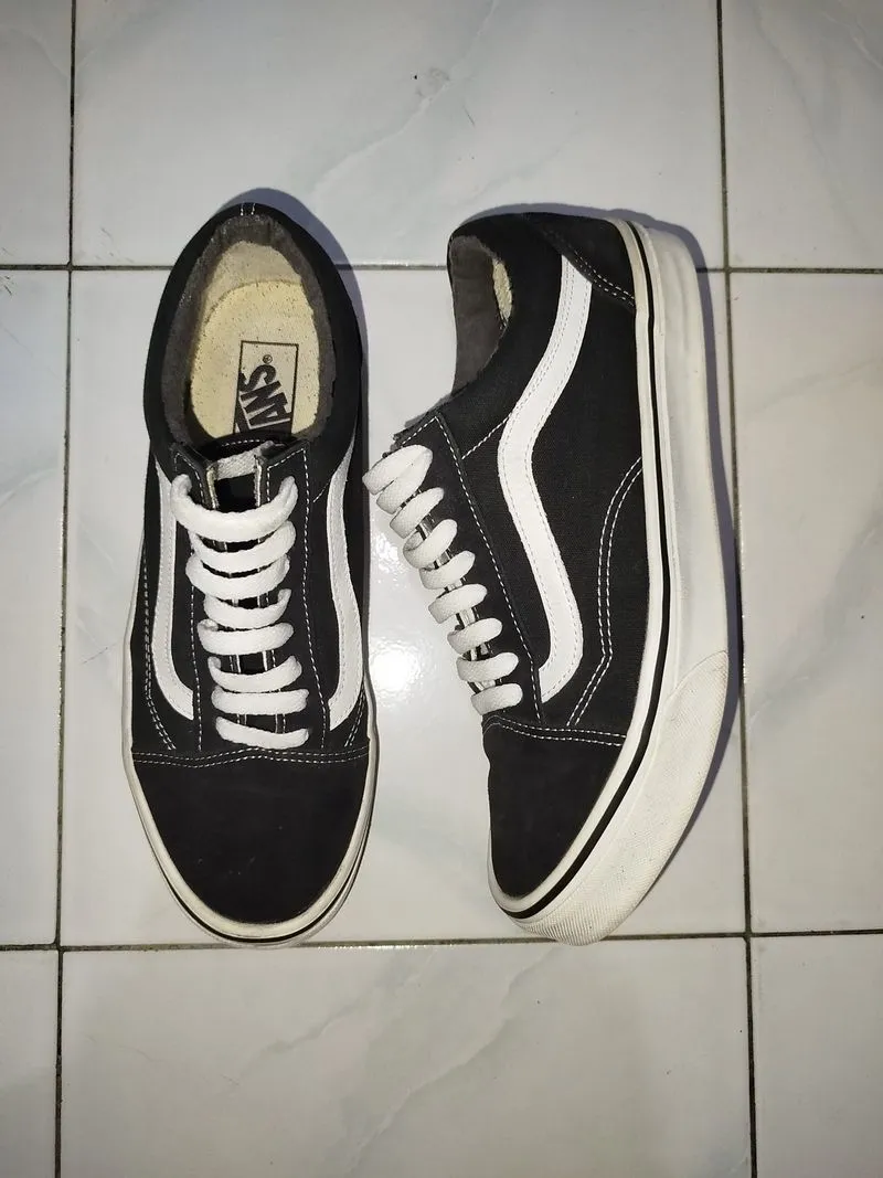 Vans old skool black and white  photo 1