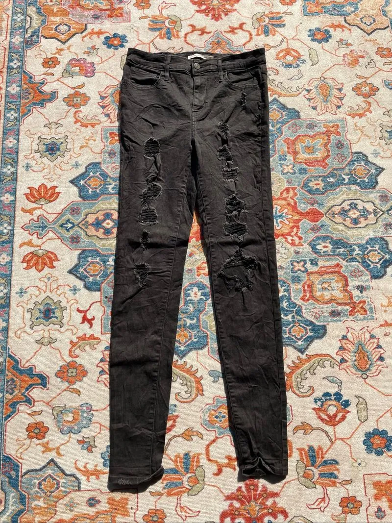 If six was nine style levi’s  720 high rise super skinny  photo 1