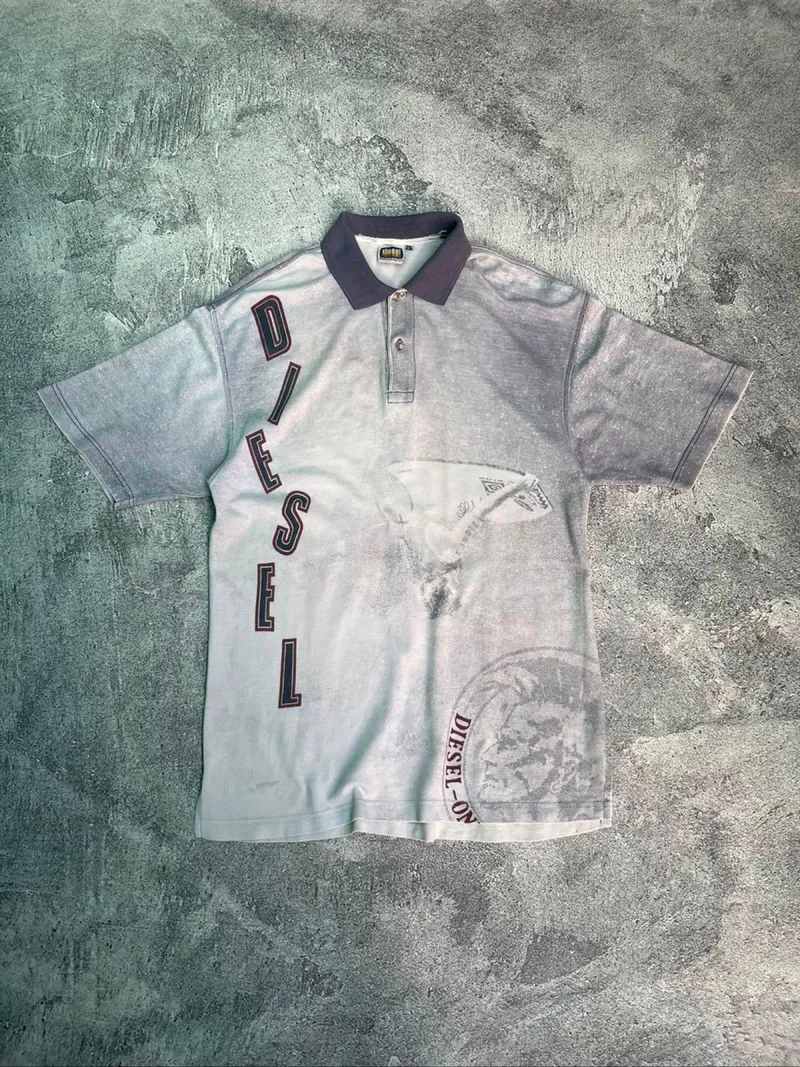 VINTAGE 1988’s DIESEL SURFING POLOSHIRT photo 1