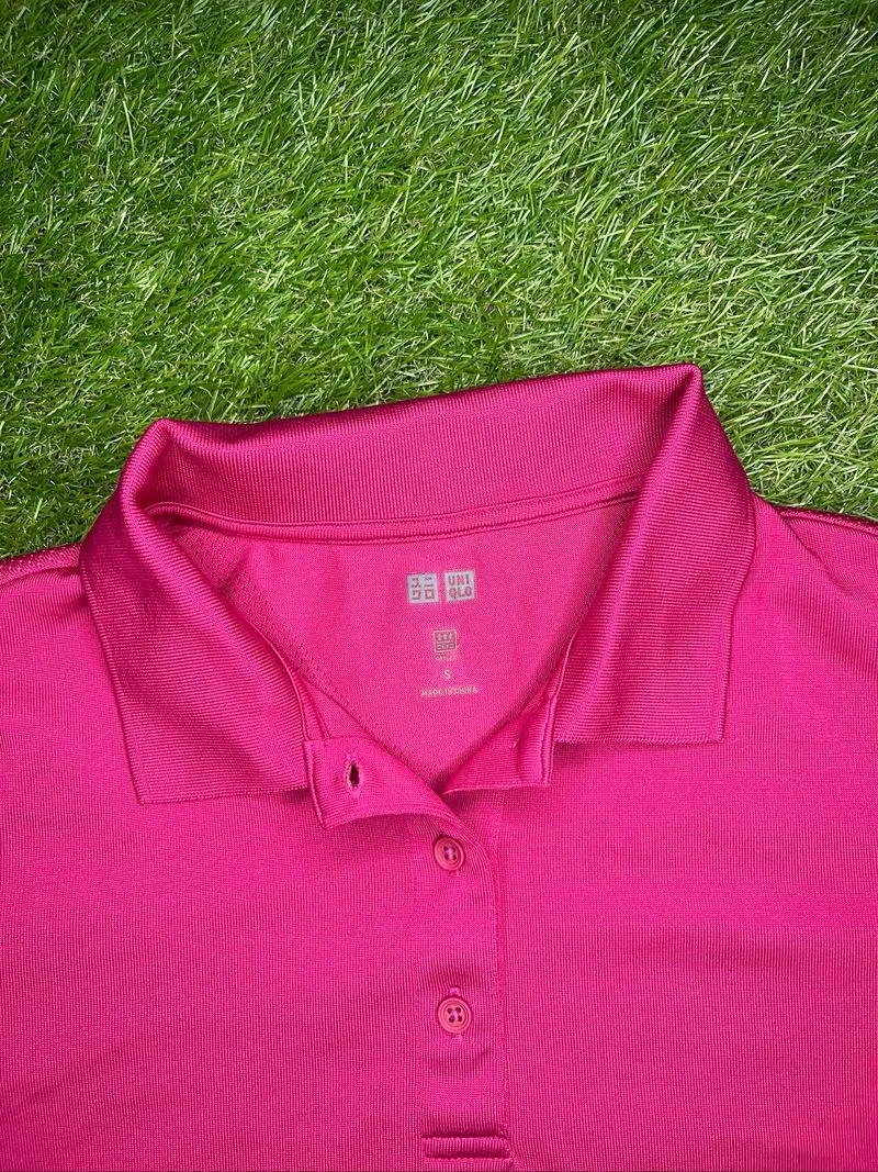 Uniqlo Dry-EX Golf Polo Pink Women Size S photo 1