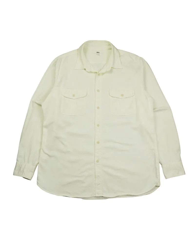 Uniqlo Broken White Work Shirt 🇯🇵 photo 1