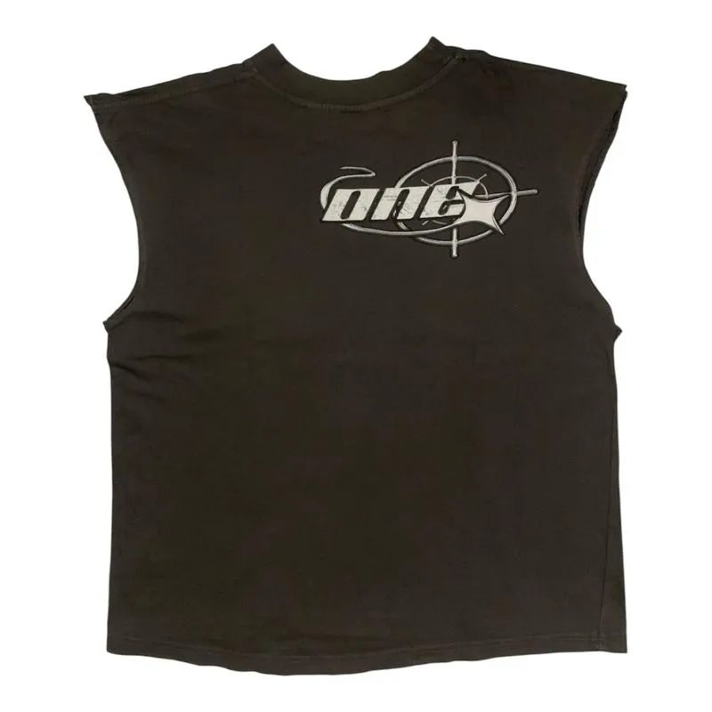 T-Shirt Boxy Y2K Sleeveless | Dark Grey photo 1