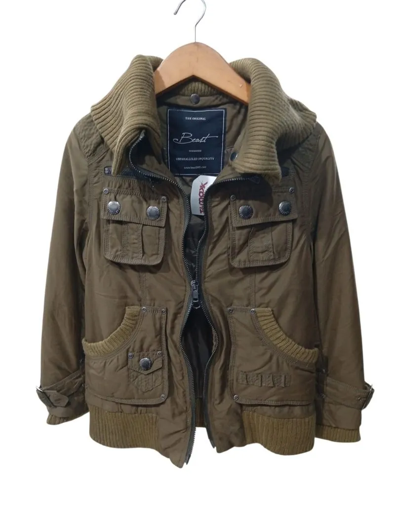 Beast military double collar jacket photo 1