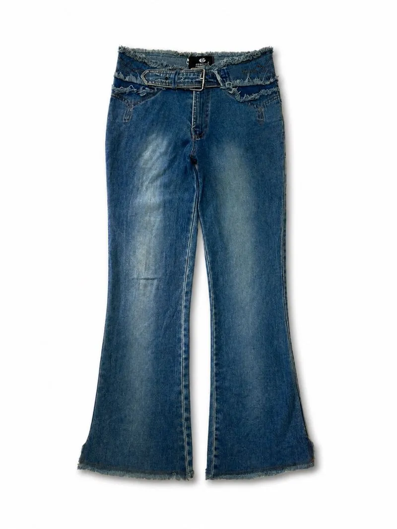 Y2k Lowrise Cutbray Jeans photo 1