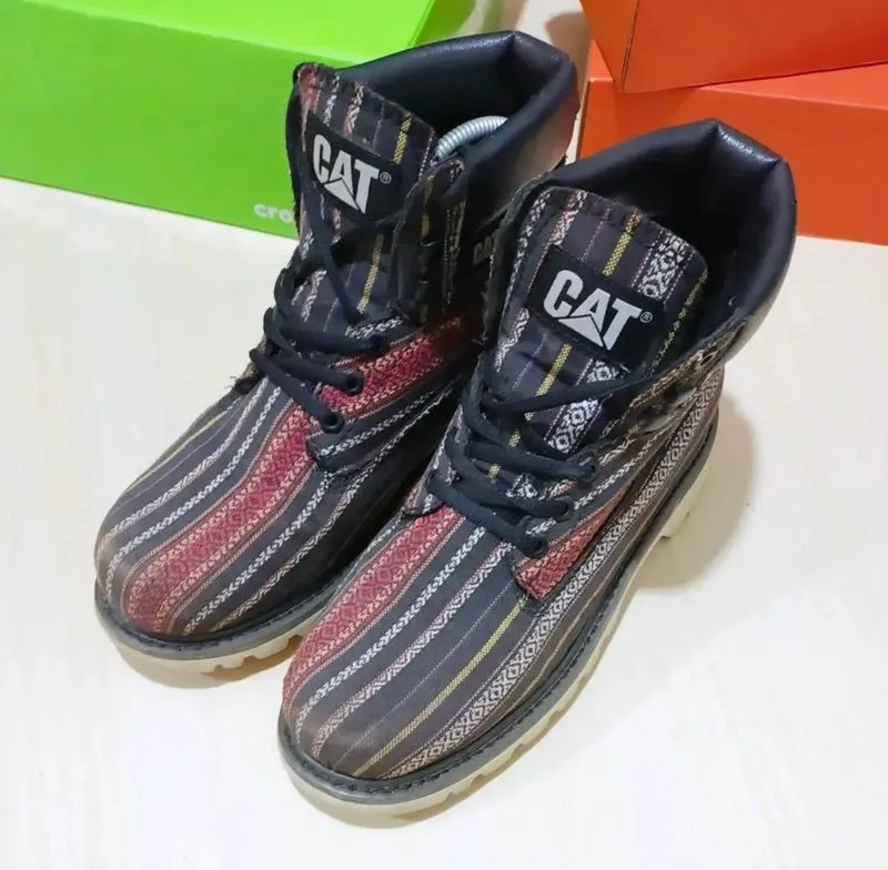 Caterpillar Colorado Tribal Canvas Boots photo 1