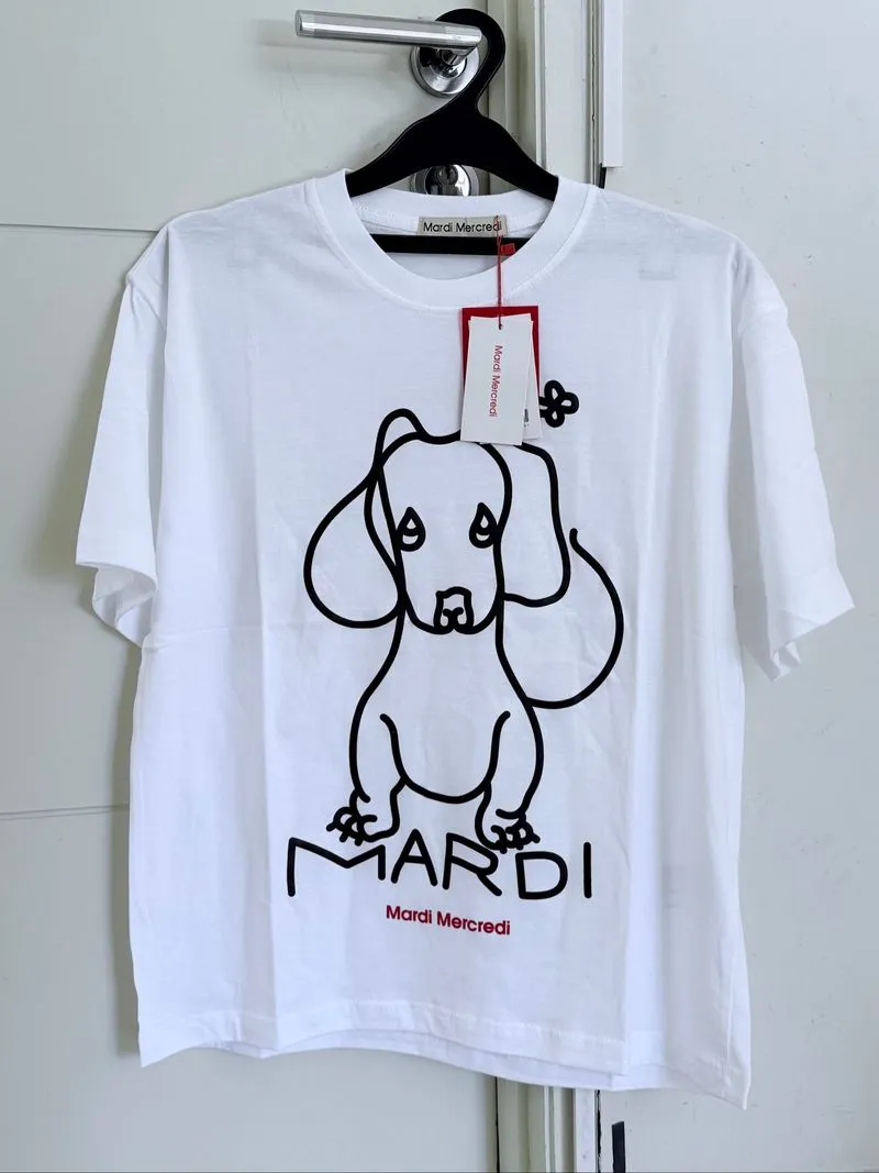 Kaos MARDI dog White Oversize (model terbaru) CHN photo 1