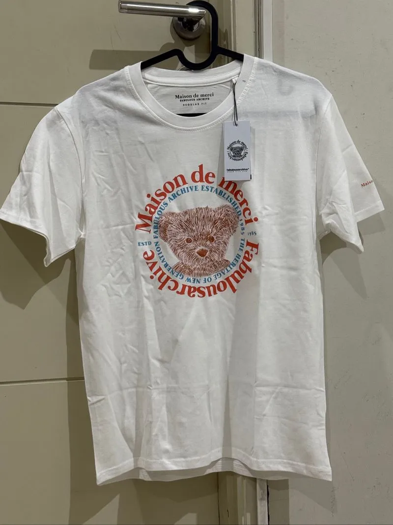 Kaos Maison de Merci Bear White CHN photo 1
