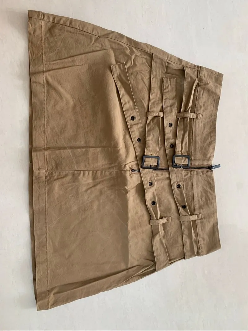 Mini skirt zara belt photo 1