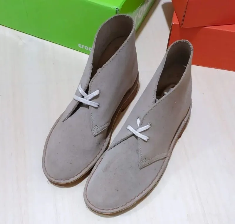 Clarks Dessert Boots Stone Suede
Original  photo 1