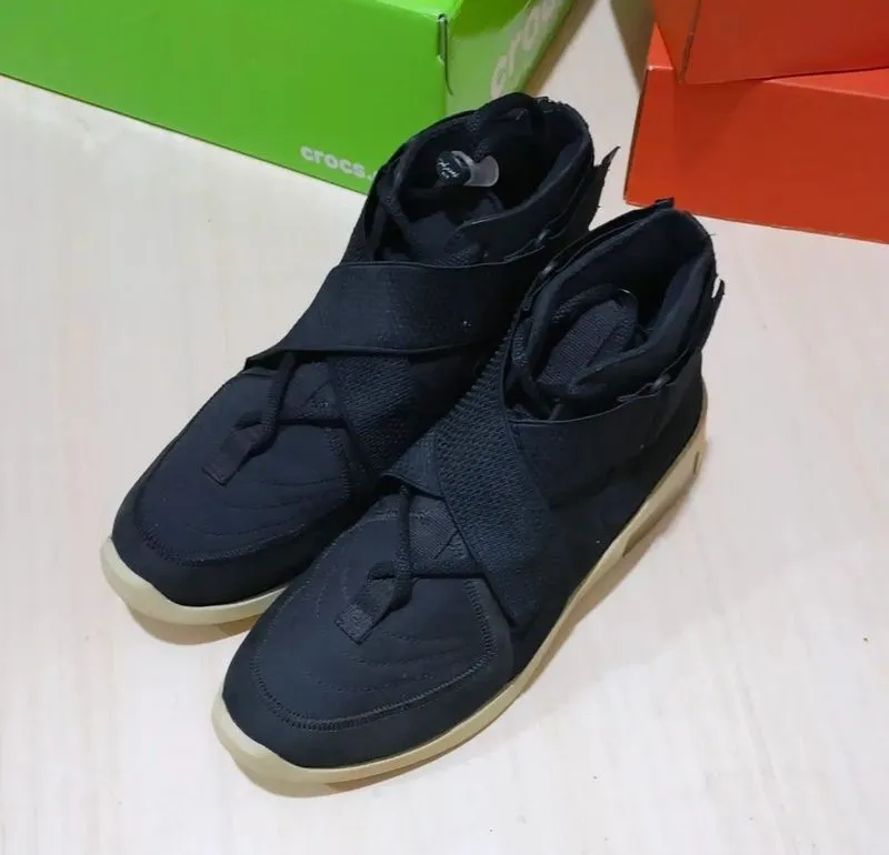 Nike Air x Fear Of God Raid Strap Black Sneakers photo 1