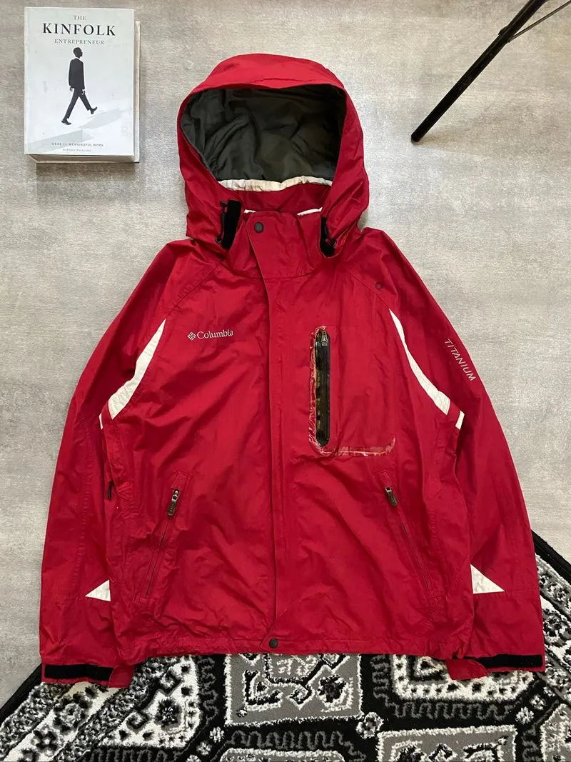 Columbia Titanium Outdoor Jacket Waterproof & Breathable Red photo 1