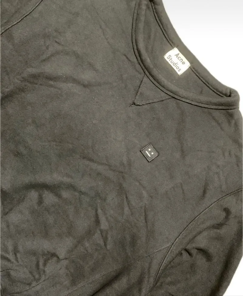 Acne Studios Sweatshirt Black Logo Smile photo 1