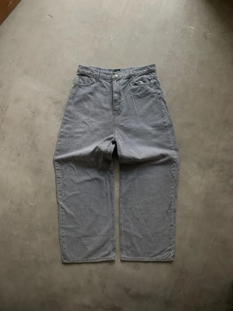 Japanese brand Y2K Jeans Pria gray photo 1