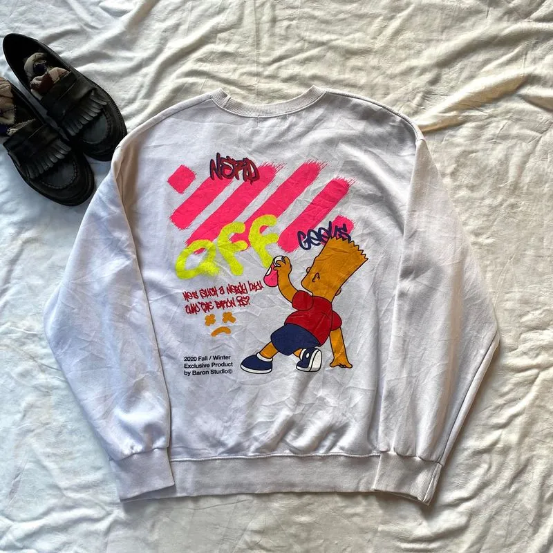 2020 Baron Simpson Oversized Crewneck Sweatshirt photo 1