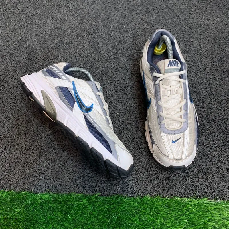 Nike Streetwear Sportswear Sneakers Pria white blue photo 1