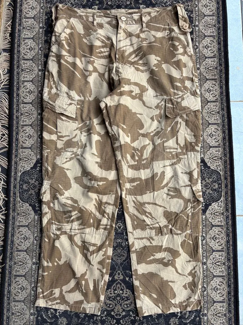 British Camouflage Dessert Army Military Trousers Cargopants photo 1
