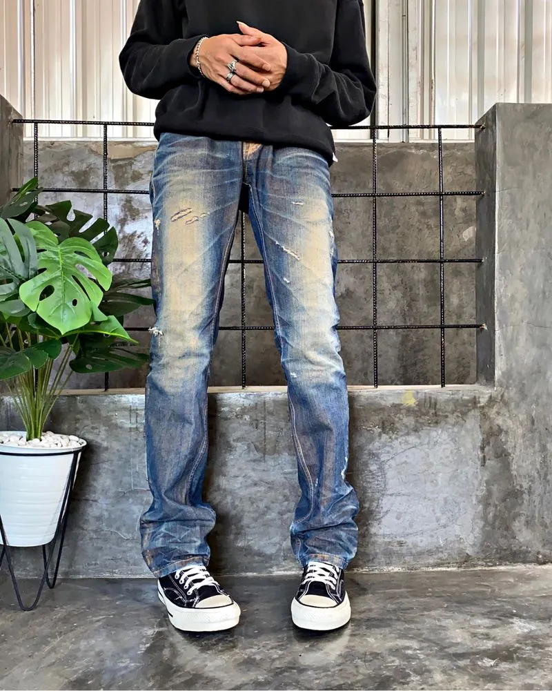 Vintage Digreen Slim Straight Fading Japanese Denim photo 1