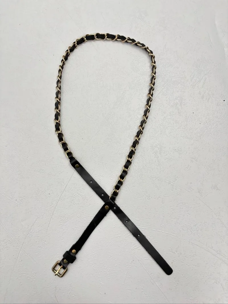 The chain braided belt photo 1