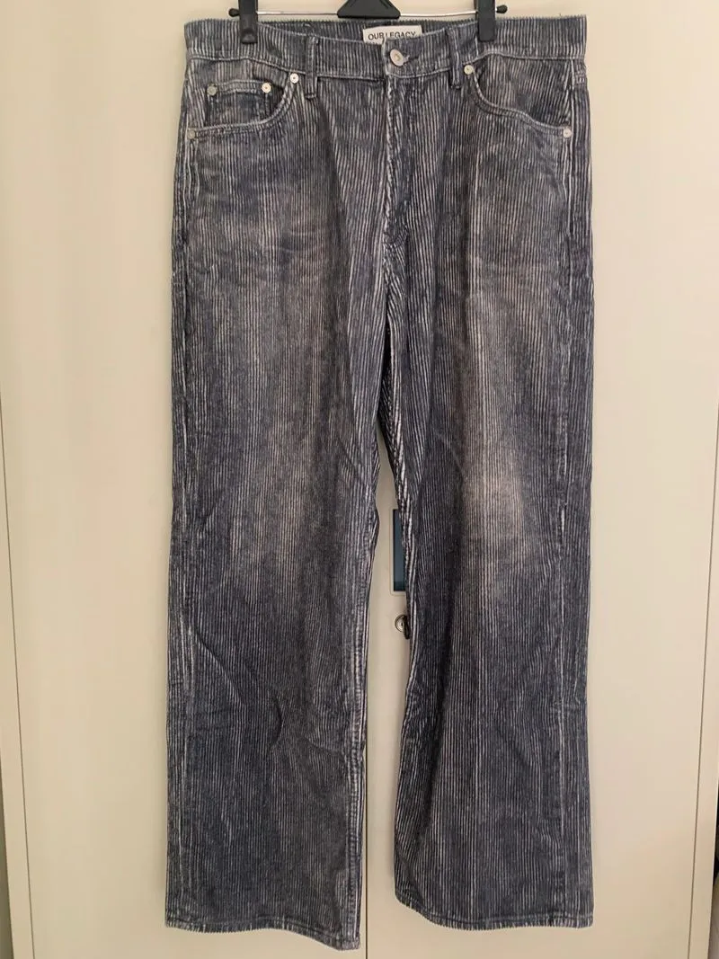 Our Legacy Third Cut Corduroy Dark Grey photo 1