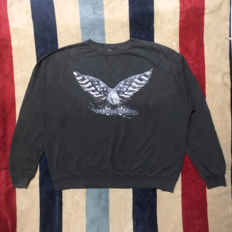 ASOS Eagle Oversized Crewneck Sweatshirt photo 1