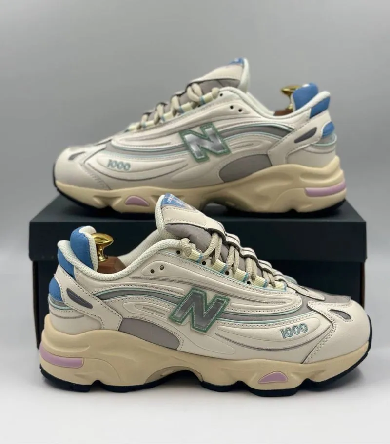 [Termurah] Sneakers - New Balance 1000 Cream Rainbow photo 1