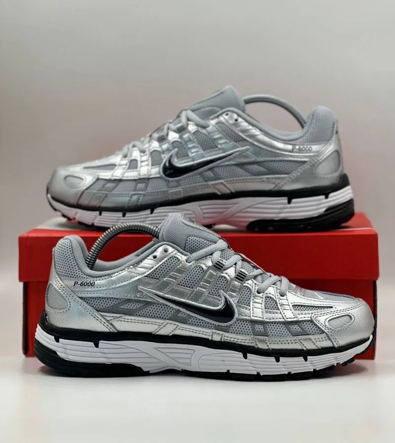 [Termurah] Sneakers - Nike P6000 Silver Black photo 1