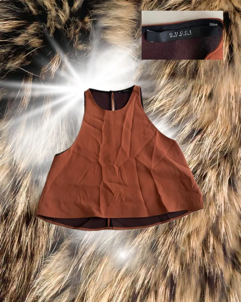 Gucci Cropped Sleeveless photo 1