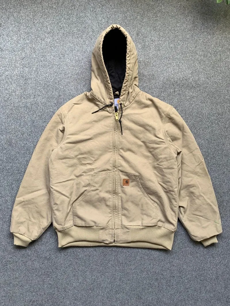 Carhartt Streetwear Casual Puffer jacket Pria cream photo 1
