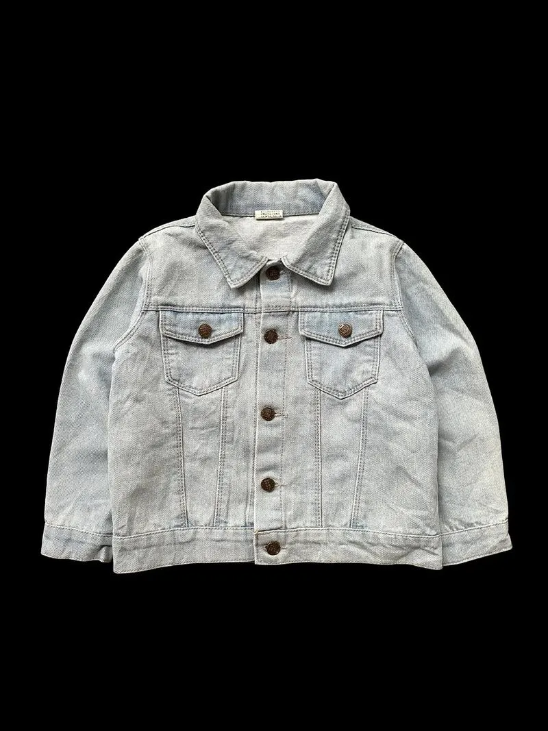 BONTON KIDS RAINBOW DENIM JEANS JACKET | OUTERWEAR | BOCIL G photo 1