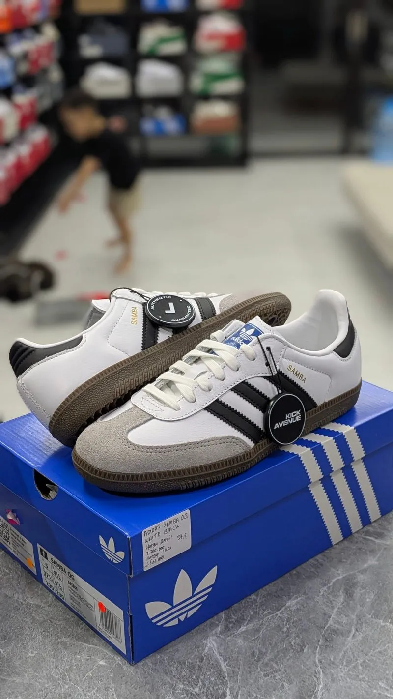 ADIDAS SAMBA OG WHITE BLACK  photo 1