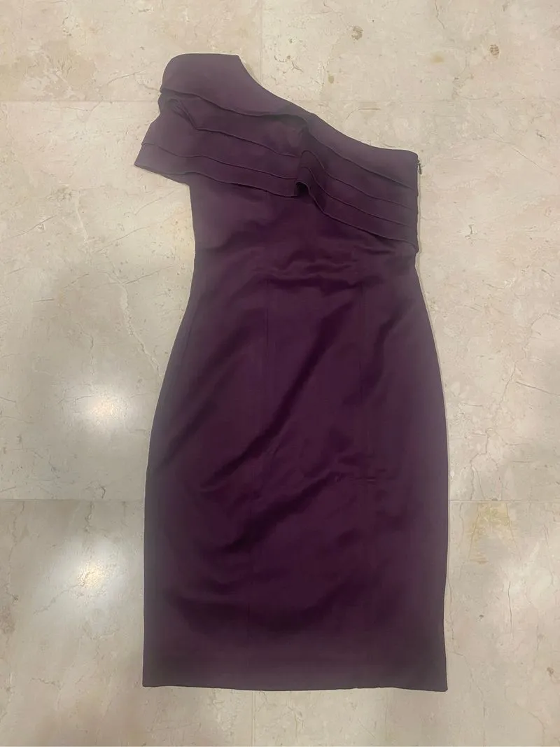 CIEL One Shoulder Violet Evening Dress photo 1