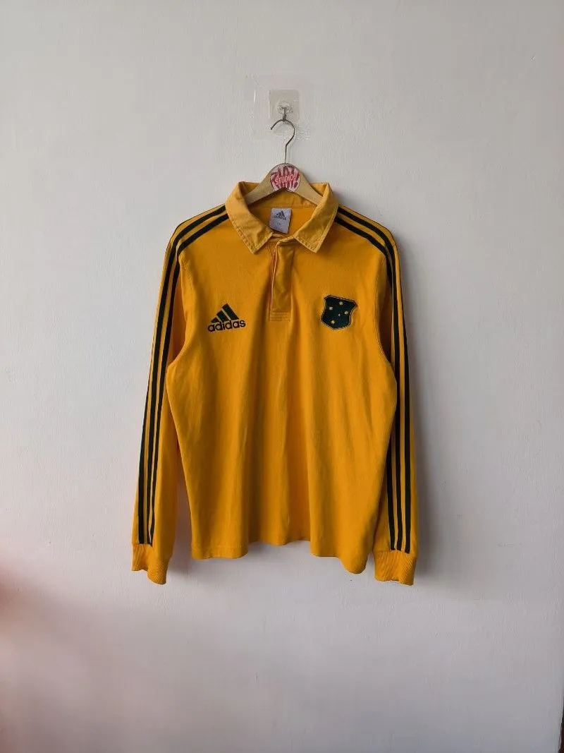 Adidas Sportswear Casual Polo shirt Pria yellow photo 1