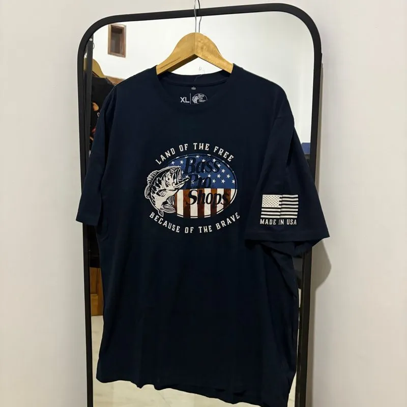 Kaos Bass Pro Shops Navy USA Tee photo 1