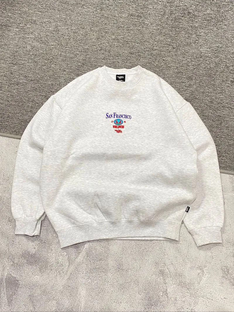 FLUKE san fransisco Crewneck light grey photo 1