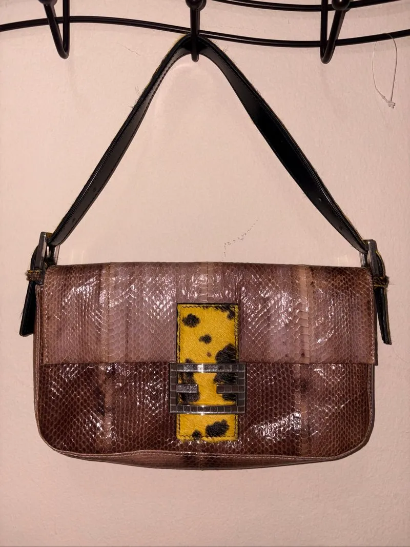 Fendi Baguette Bag (Exotic / Mixed Material Style) photo 1