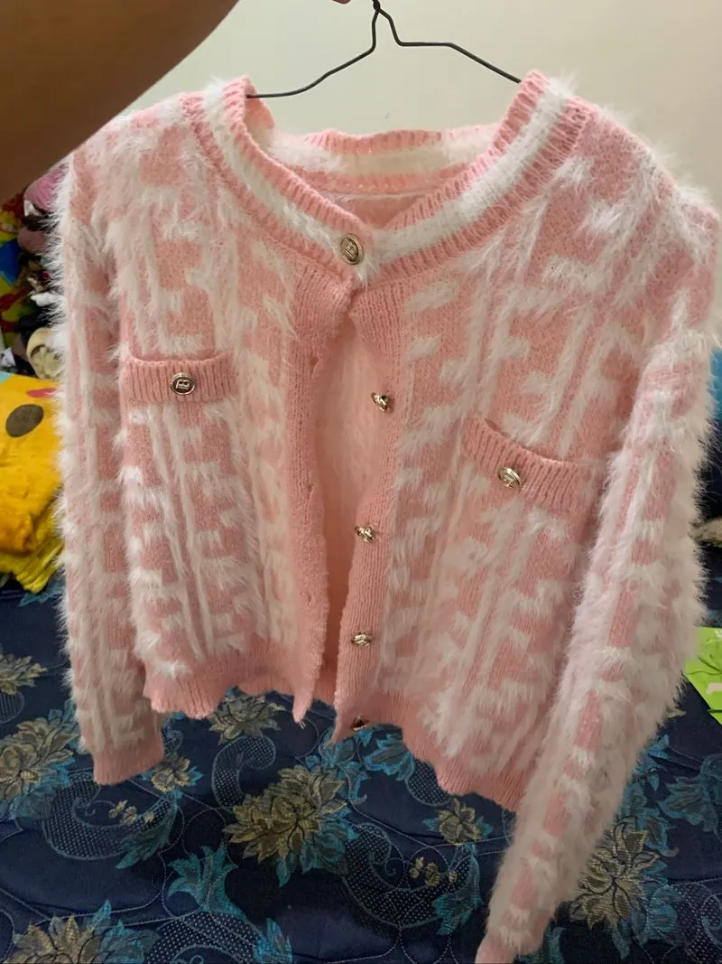 PRELOVED SWITER RAJUT PINK photo 1