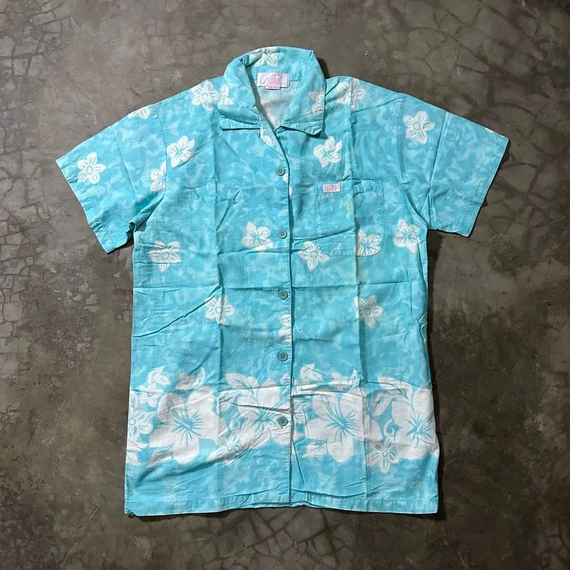 💥VINTAGE PIKO💥 SURF BUTTON UPS ALOHA SHIRT photo 1