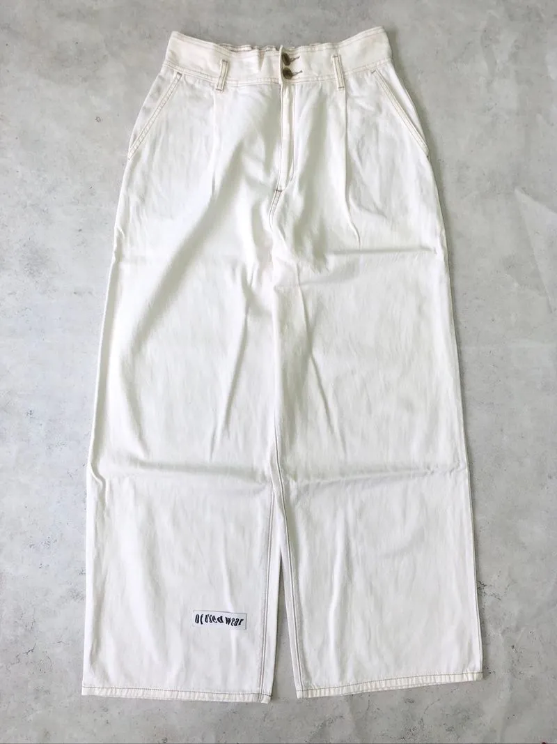 GU white jeans pants (1) photo 1