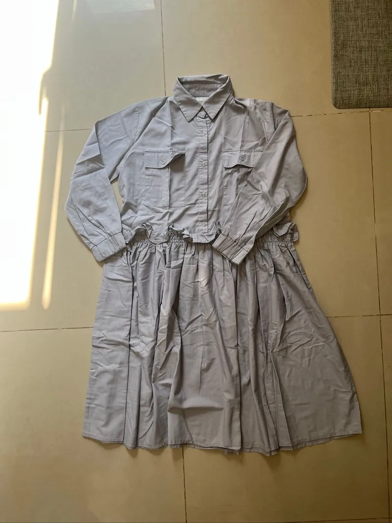 Lickstudio Gathered Shirt Dress photo 1