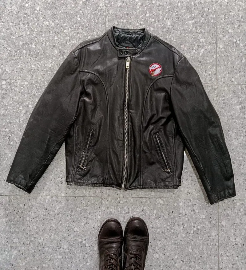 Jaket kulit vintage Cafe racer 80an photo 1