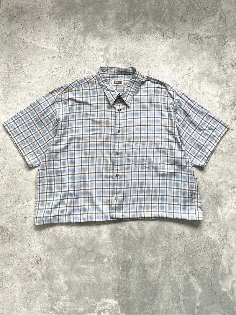 BOXY PLAID SHIRT BY JAPAN BRAND photo 1