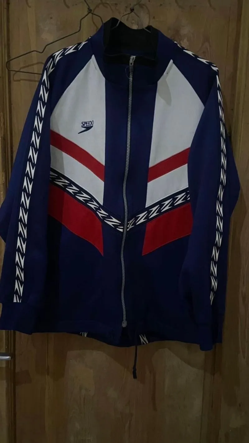 Sportswear Casual Track jacket Pria navy red photo 1