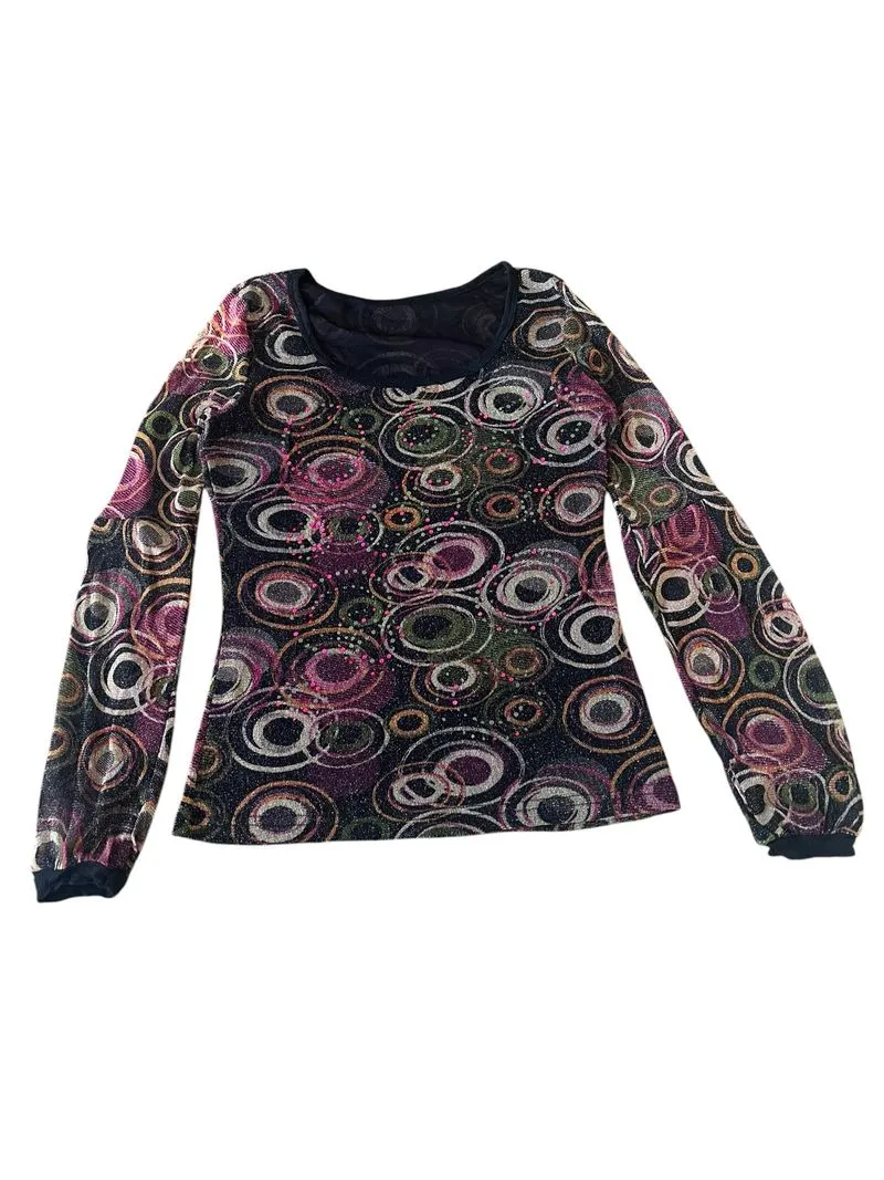 Color Mesh Top y2k photo 1