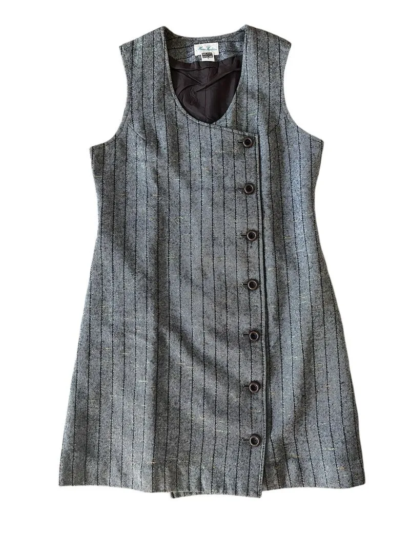 Stripe Grey Dress photo 1