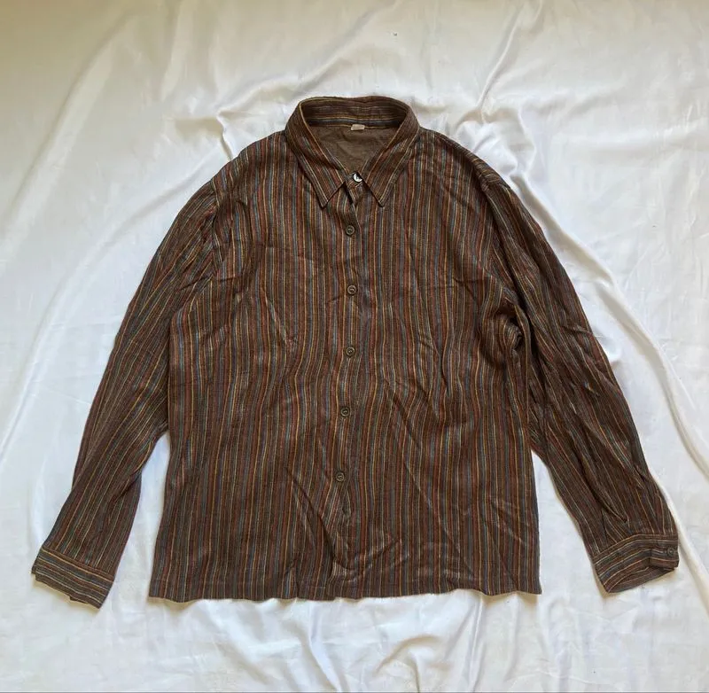 Flannel stripe vintage photo 1