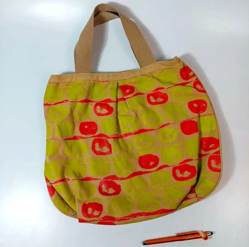 DKNY Indie Casual Tote bag Wanita green red photo 1