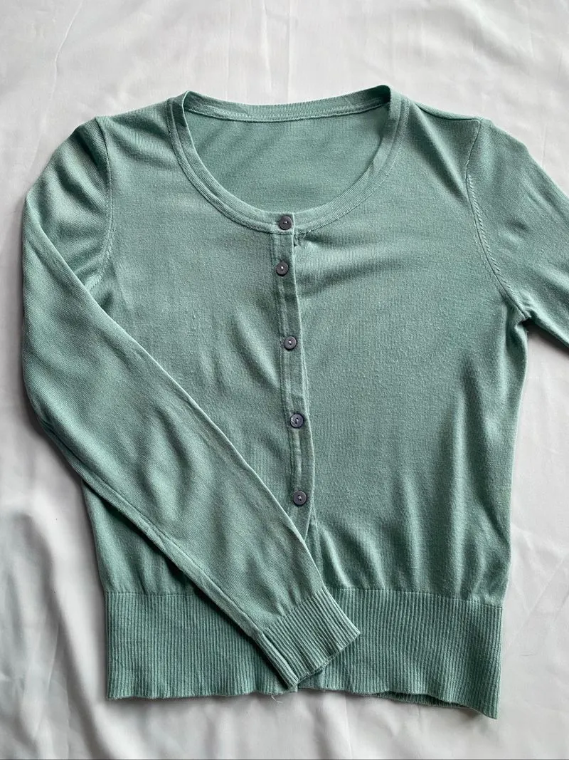 Cardigan - mint green/hijau mint . batch 3 photo 1